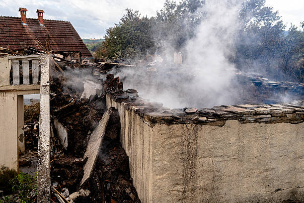 Professional Fire Damage Removal technician working in Bristol, FL